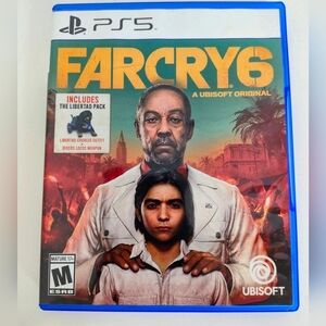 Far Cry 6 (Sony PlayStation 5, 2020) PS5 NEW! w bonus LIBERTAD PACK!! Video Game